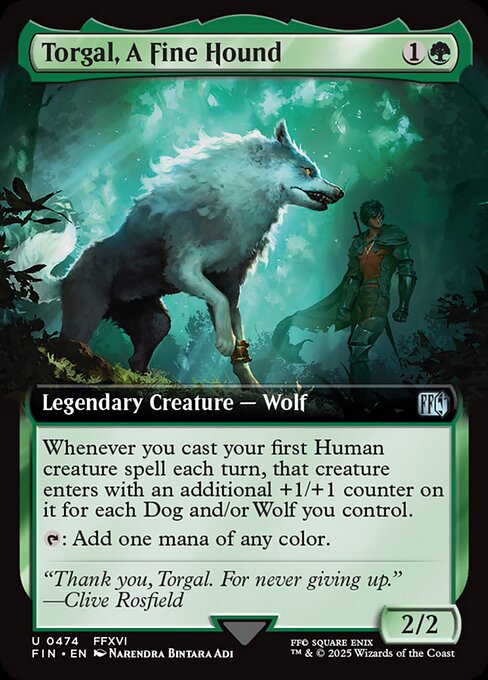 FIN: Torgal, A Fine Hound (Extended Art) (Foil)