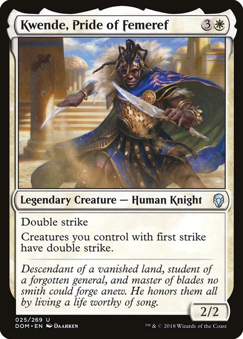 DOM: Kwende, Pride of Femeref