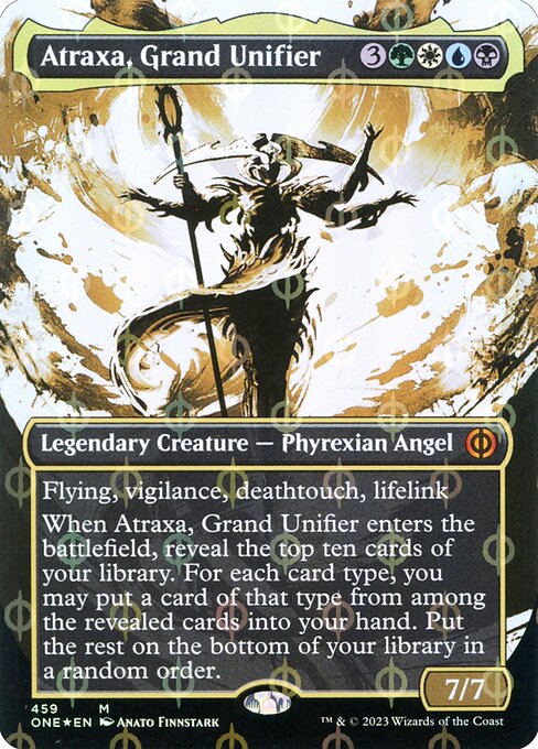 ONE: Atraxa, Grand Unifier (Showcase) (Step-and-Compleat Foil)