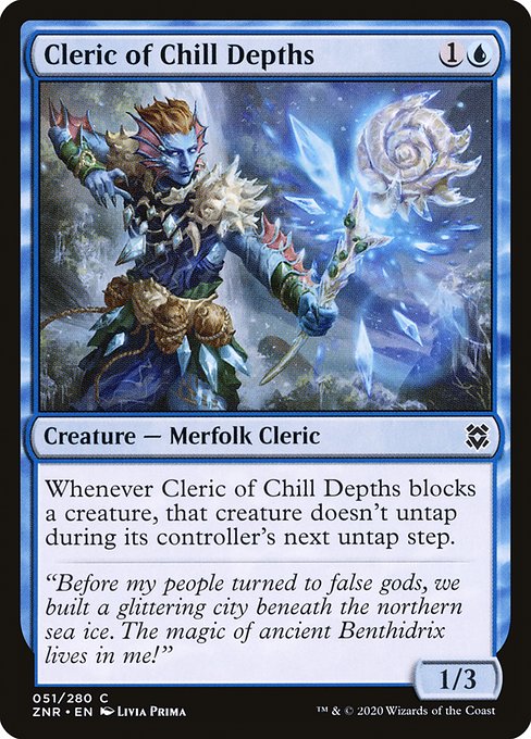 ZNR: Cleric of Chill Depths (Foil)