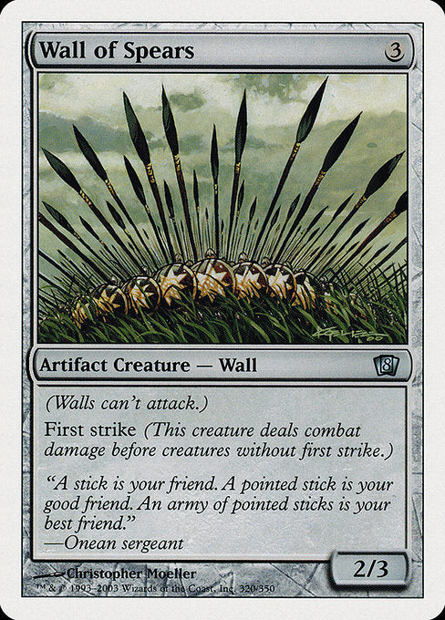 8ED: Wall of Spears