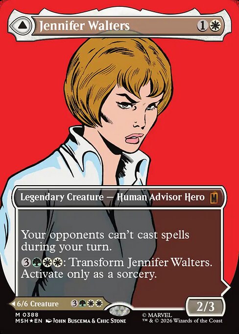 MSH: Jennifer Walters (Borderless) (0388) (Foil)