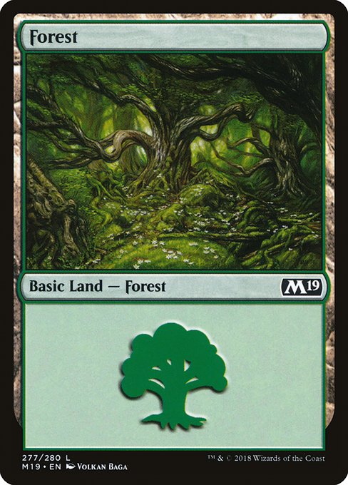 M19: Forest (277) (Foil)