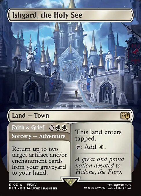 FIN: Ishgard, the Holy See (Borderless) (Foil)