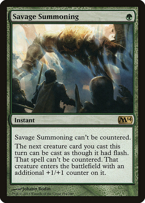 M14: Savage Summoning (Foil)