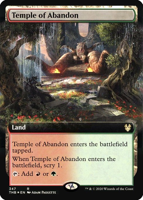 THB: Temple of Abandon (Extended Art) (Foil)