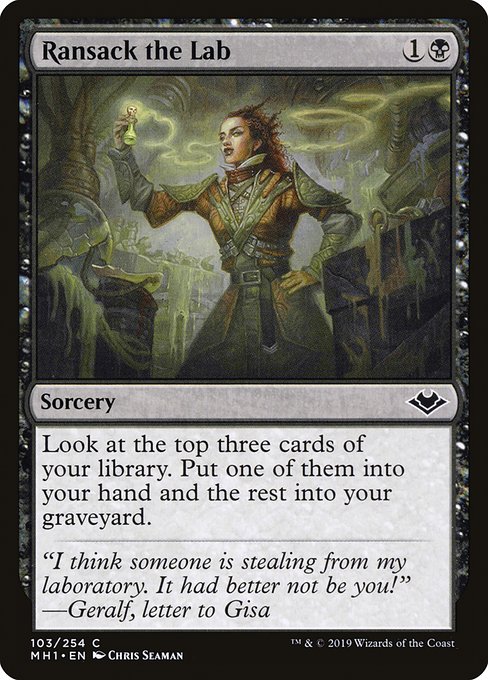 MH1: Ransack the Lab (Foil)