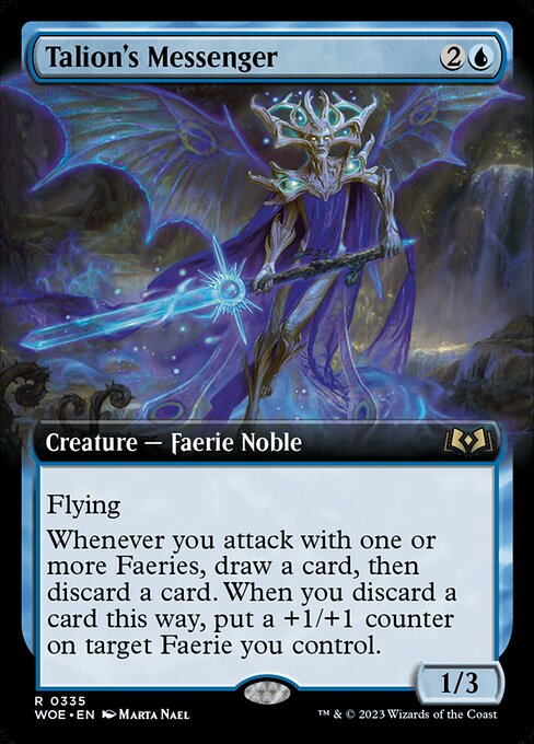 WOE: Talion's Messenger (Extended Art) (Foil)