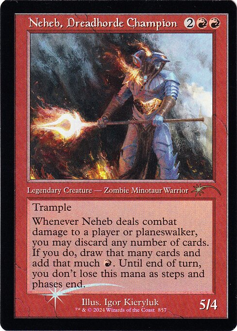 SLD: Neheb, Dreadhorde Champion (Retro Frame) (Foil)
