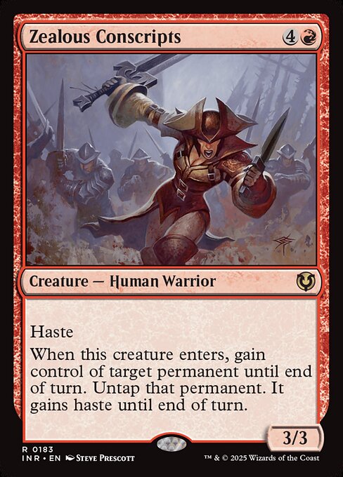 INR: Zealous Conscripts (Foil)
