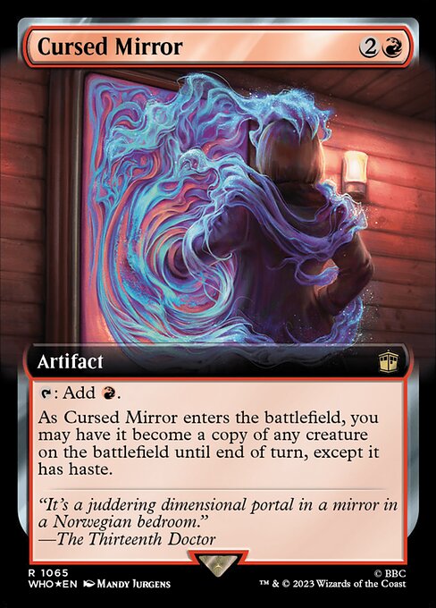 WHO: Cursed Mirror (Extended Art) (Surge Foil)