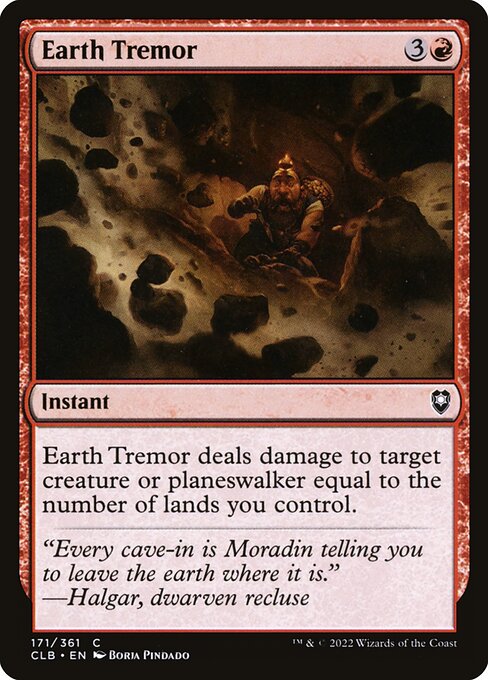 CLB: Earth Tremor