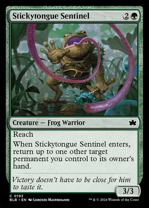 BLB: Stickytongue Sentinel (Foil)
