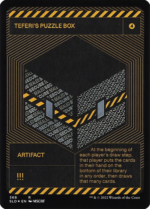 SLD: Teferi's Puzzle Box (Silver Laminate) (Foil)