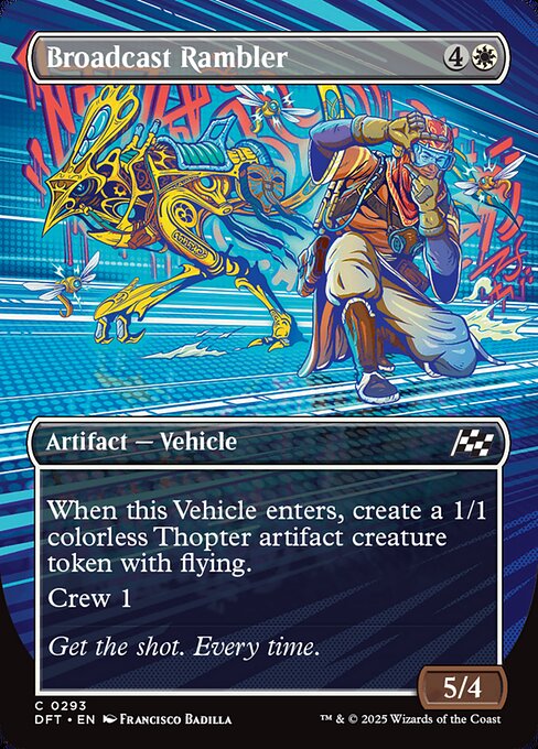 DFT: Broadcast Rambler (Borderless) (Foil)