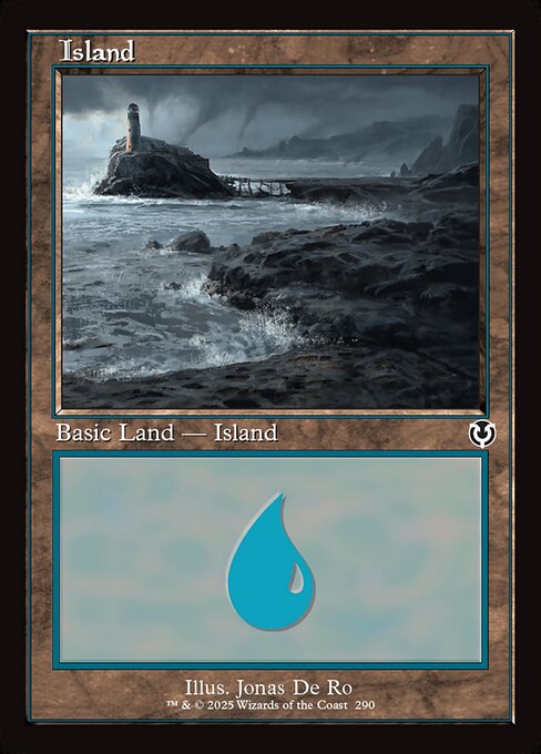 INR: Island (290) (Retro Frame) (Foil)