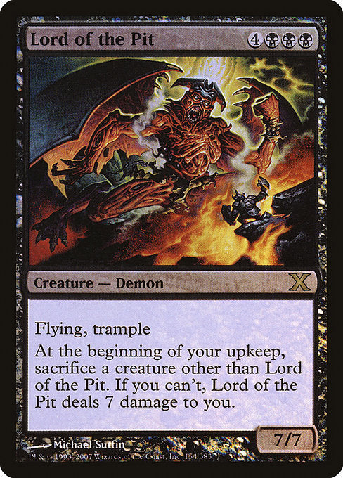10E: Lord of the Pit (Foil)