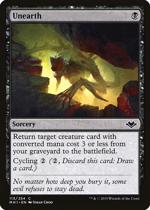 MH1: Unearth (Foil)
