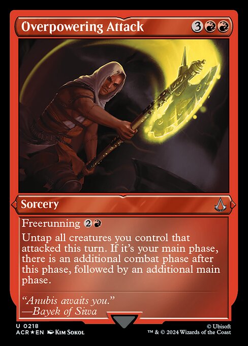 ACR: Overpowering Attack (Foil Etched)
