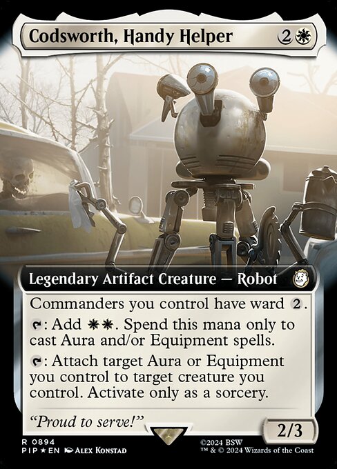 PIP: Codsworth, Handy Helper (Extended Art) (Surge Foil)