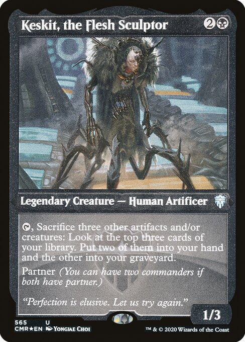 CMR: Keskit, the Flesh Sculptor (Foil Etched)
