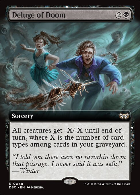 DSC: Deluge of Doom (Extended Art) (Foil)
