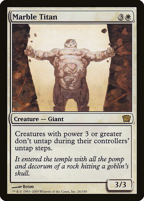 9ED: Marble Titan (Foil)