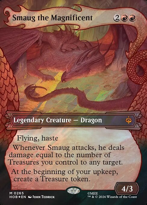 HOB: Smaug the Magnificent (Showcase) (Surge Foil)
