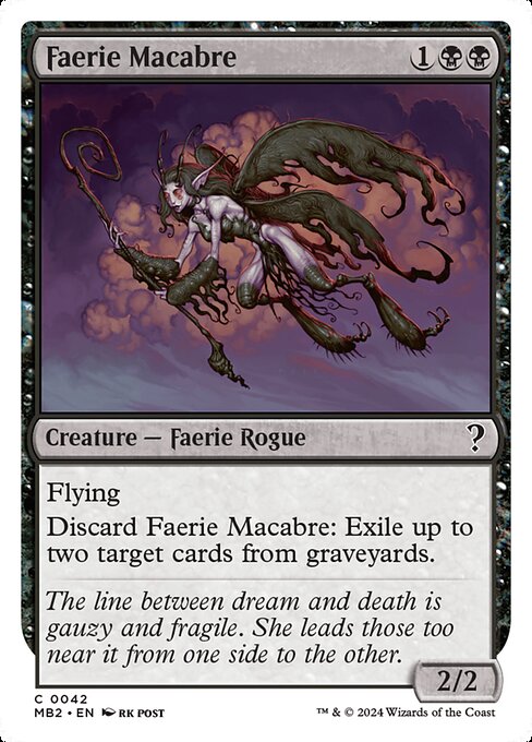 MB2: Faerie Macabre (White Border)