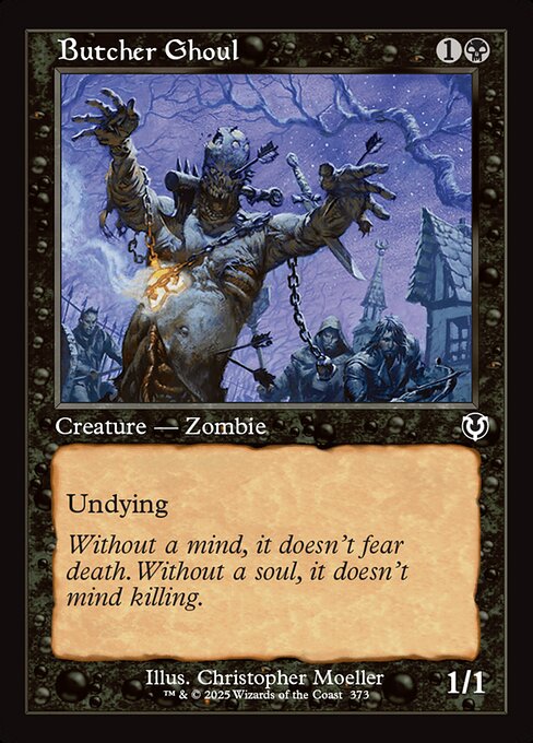 INR: Butcher Ghoul (Retro Frame) (Foil)
