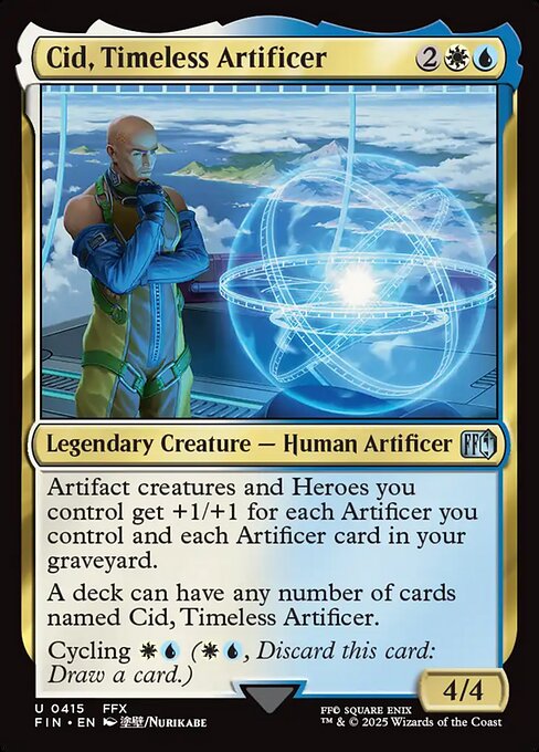 FIN: Cid, Timeless Artificer (0415) (Foil)