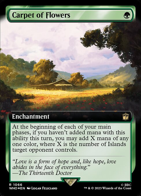 WHO: Carpet of Flowers (Extended Art) (Surge Foil)
