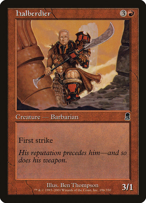 ODY: Halberdier (Foil)