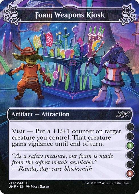 UNF: Foam Weapons Kiosk (3-6) (Foil)