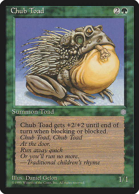 ICE: Chub Toad