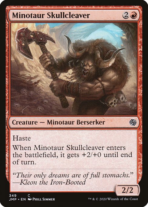 JMP: Minotaur Skullcleaver