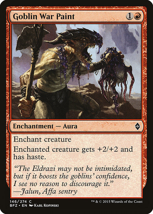 BFZ: Goblin War Paint (Foil)