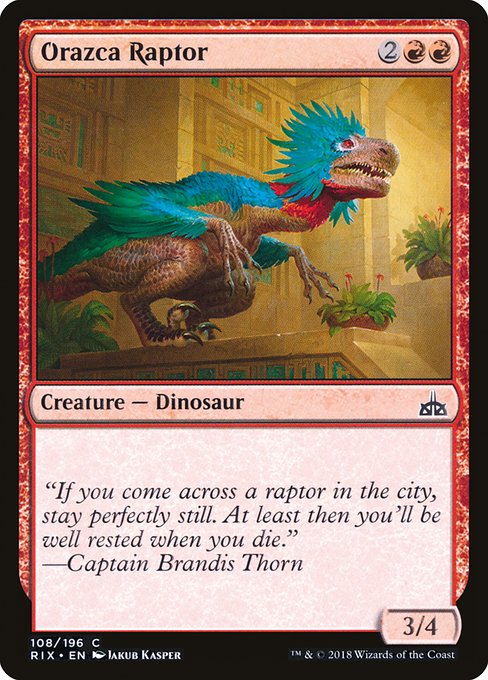 RIX: Orazca Raptor