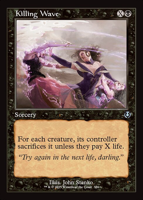 INR: Killing Wave (Retro Frame) (Foil)