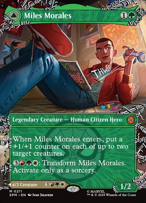 SPM: Miles Morales (0211) (Borderless) (Foil)