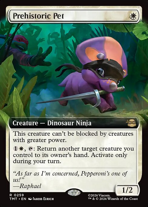 TMT: Prehistoric Pet (Extended Art) (Foil)