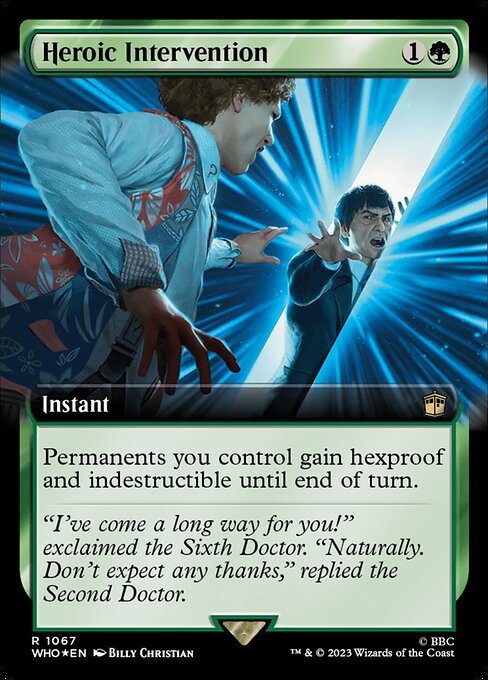 WHO: Heroic Intervention (Extended Art) (Surge Foil)