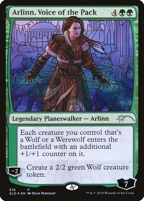 SLD: Arlinn, Voice of the Pack (Stained Glass) (Foil)