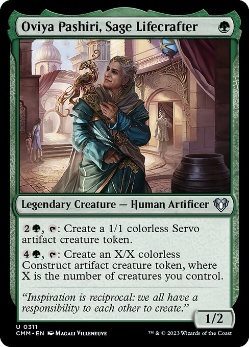 CMM: Oviya Pashiri, Sage Lifecrafter (Foil)