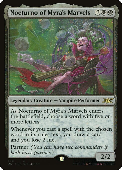 UNF: Nocturno of Myra's Marvels (Galaxy Foil)