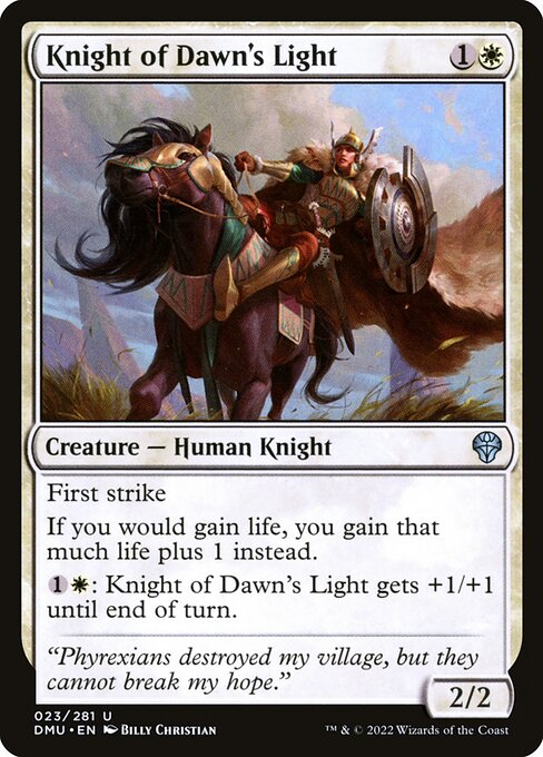DMU: Knight of Dawn's Light (Foil)
