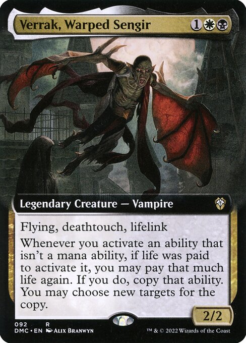 DMC: Verrak, Warped Sengir (Extended Art)