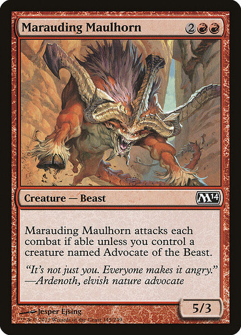 M14: Marauding Maulhorn (Foil)