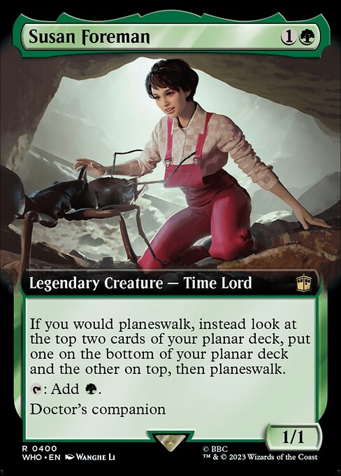WHO: Susan Foreman (Extended Art) (Foil)