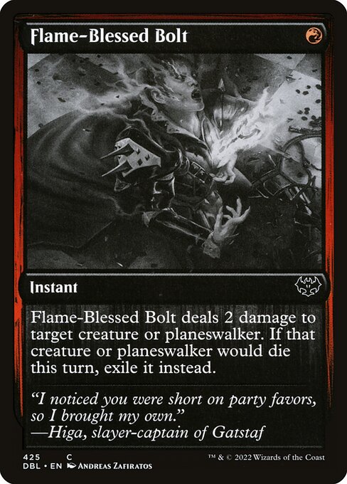 DBL: Flame-Blessed Bolt (Foil)